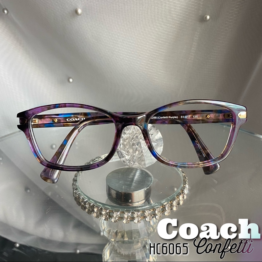 ❌sold❌Coach Eyeglasses ✤ Confetti HC6065